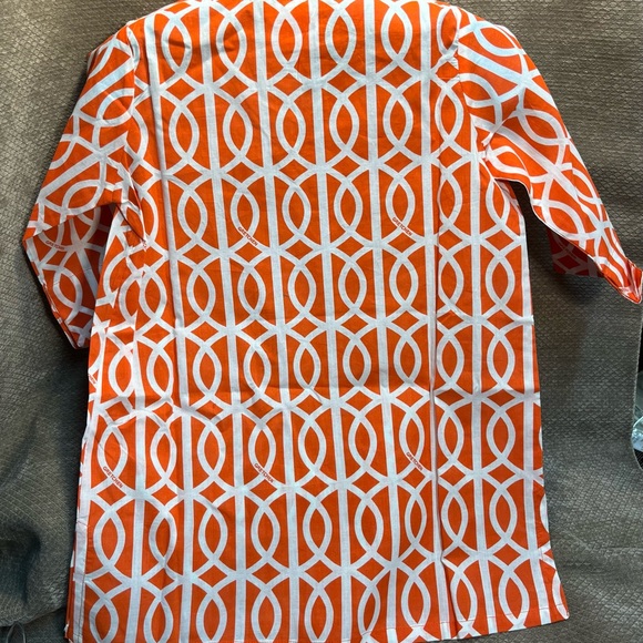 Gretchen Scott Kids Orange Tunic size 4/6 - Picture 2 of 9